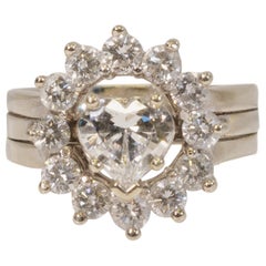 Diamant- und Weißgold-Ring