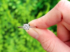 0.69ct Diamond Solitaire Engagement Ring in 18k White Gold, 2005