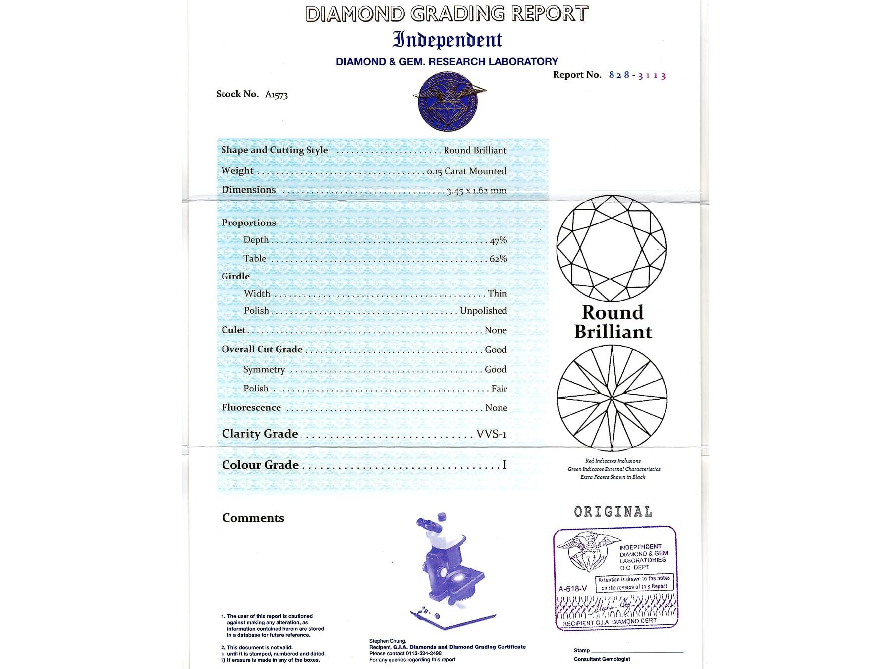 Trilogie-Verlobungsring aus Diamant und Gelbgold, um 1980 im Angebot 11