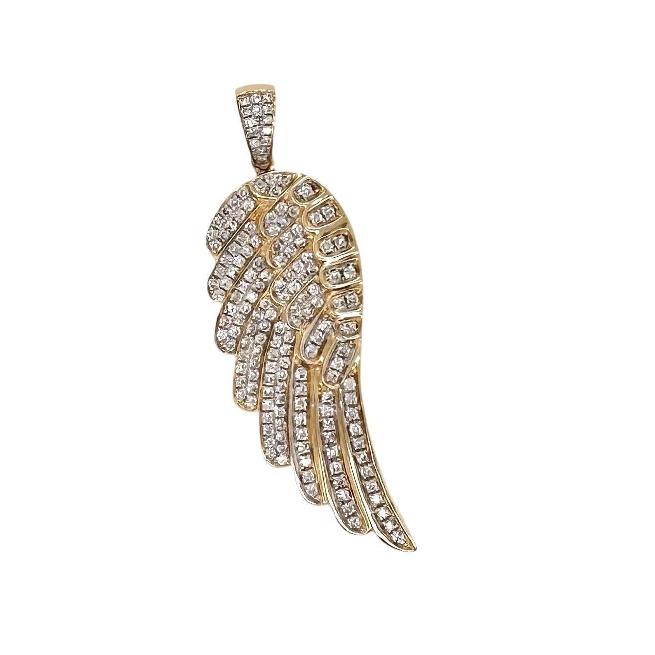 Style: Pendant
Material: Yellow Gold
Metal Purity: 14k
Stones: Round Diamonds
Total Carat Weight: approx. 1.96 ct
Total Item Weight (grams): 12.9