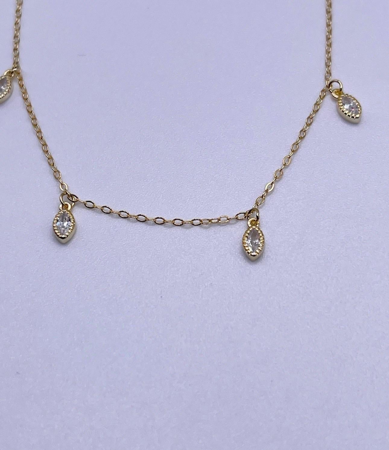 Diamond Ankle Bracelet 14KT gold 0.75 Carats Diamond Bracelet Extension Bracelet In New Condition For Sale In Boca Raton, FL