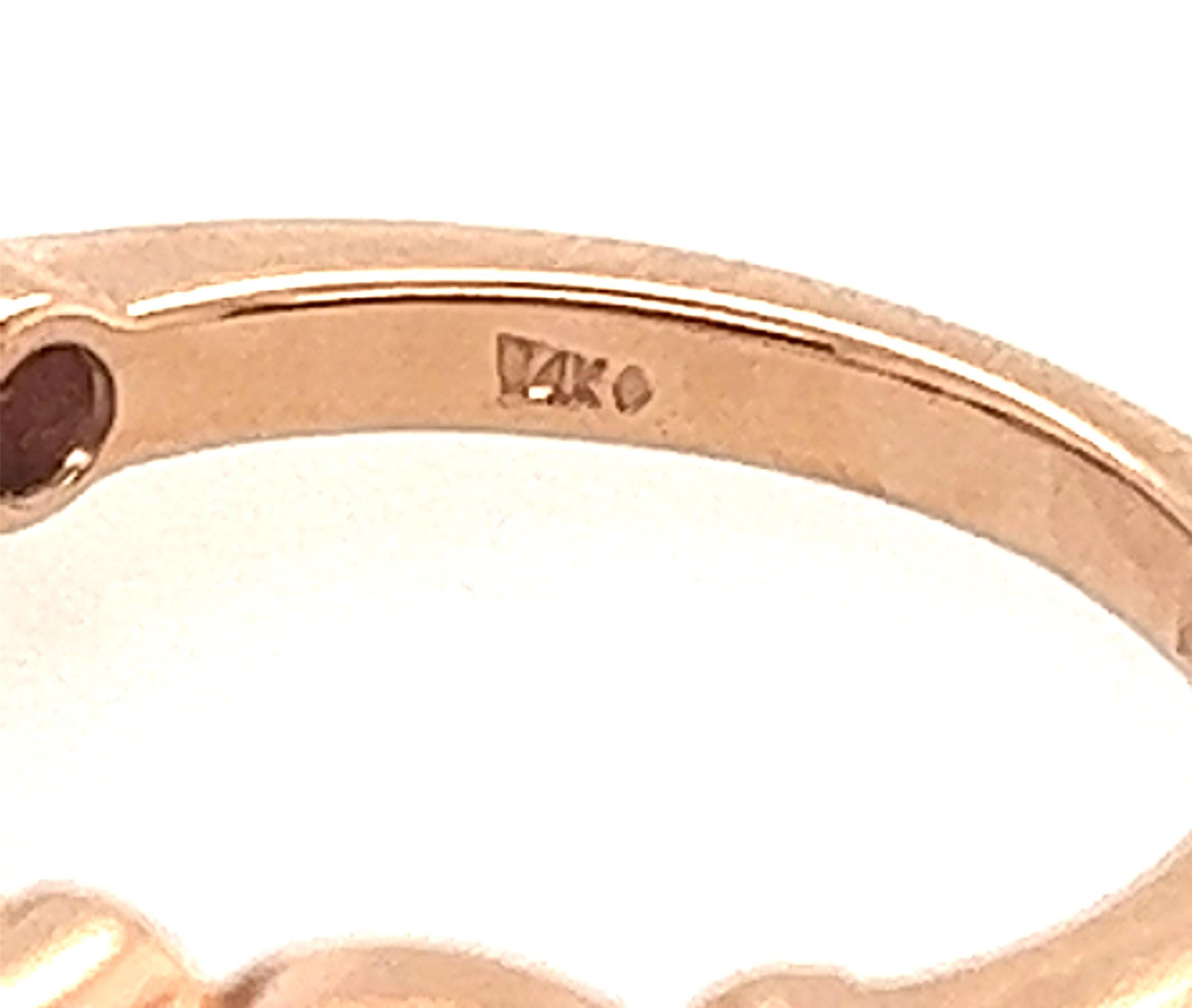 Diamond Anniversary Band Stackable Ring 1.32ct Marquise 14K Rose Gold Brand New In New Condition For Sale In Dearborn, MI