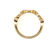 Diamond Anniversary Band Wedding Ring .55ct Marquise 14K Yellow Gold Brand New