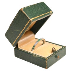 Diamond (Approx 0.20-Carats) Emerald (Approx 0.50-Carats) Eternity Band Platinum