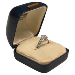 Diamond (Approx 0.30-Carats) Cluster Ring, Platinum