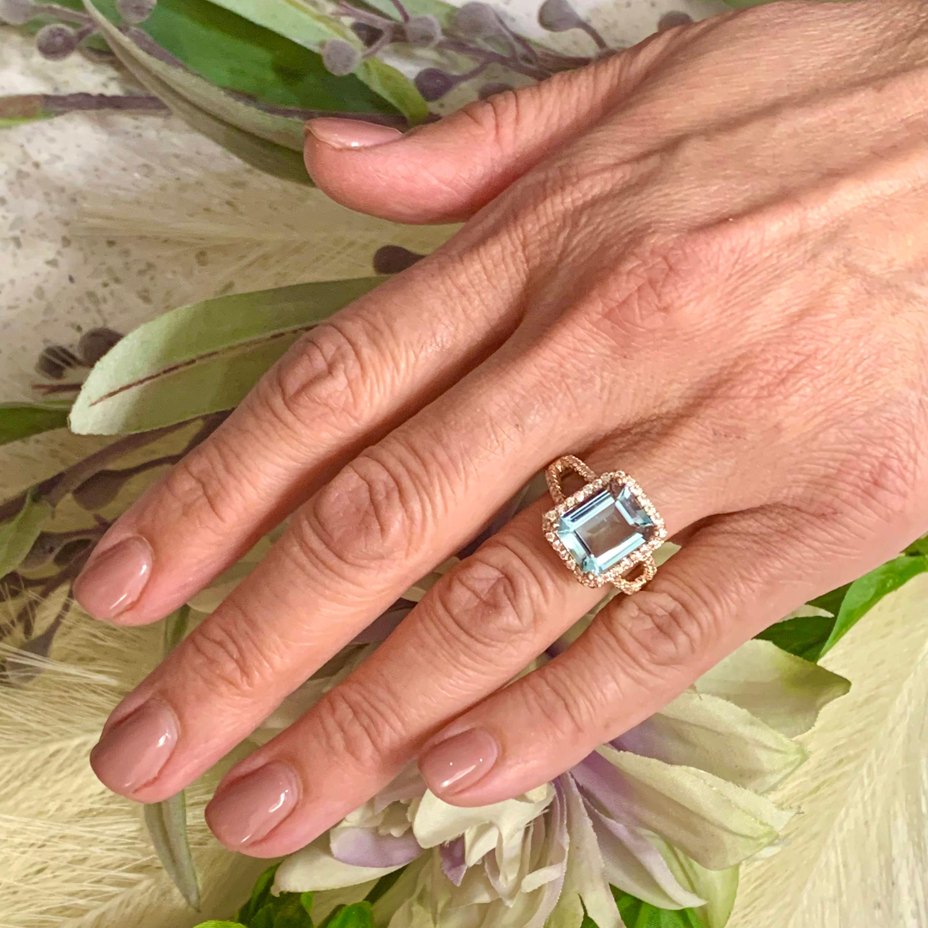 Natural Finely Faceted Quality Aquamarine Diamond Ring Size 6.5 14k Gold 6.25 TCW Certified $6,950 120672

This is a Unique Custom Made Glamorous Piece of Jewelry!

Nothing says, “I Love you” more than Diamonds and Pearls!

This Aquamarine ring has