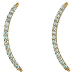 Diamond Arc Earrings