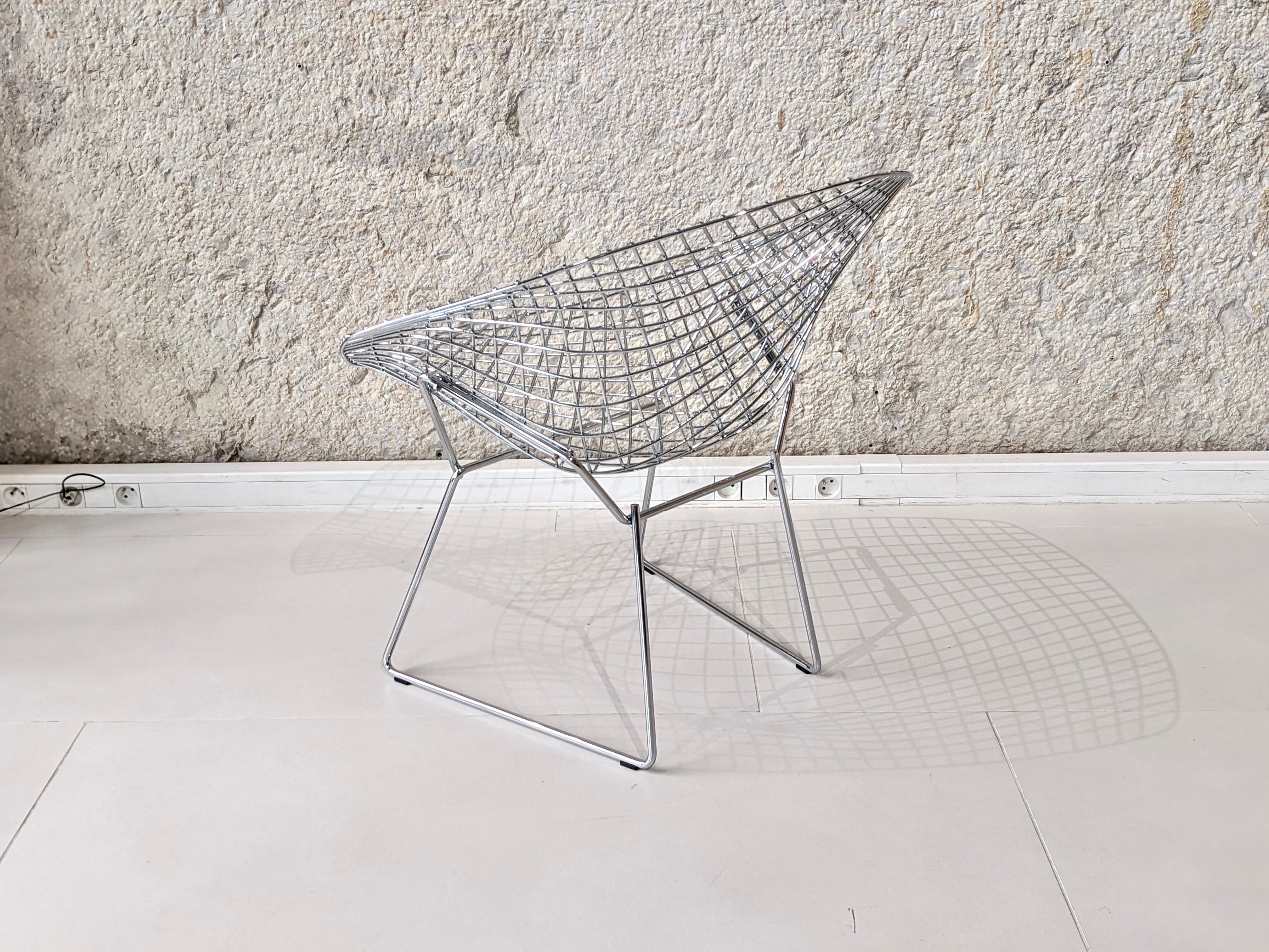 Diamond Armchair by Harry Bertoia for Knoll In Excellent Condition For Sale In lyon, FR