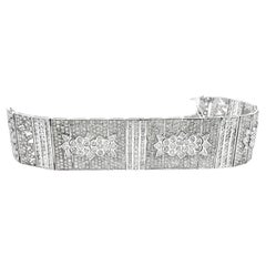 Diamond Art Deco Inspired Bracelet