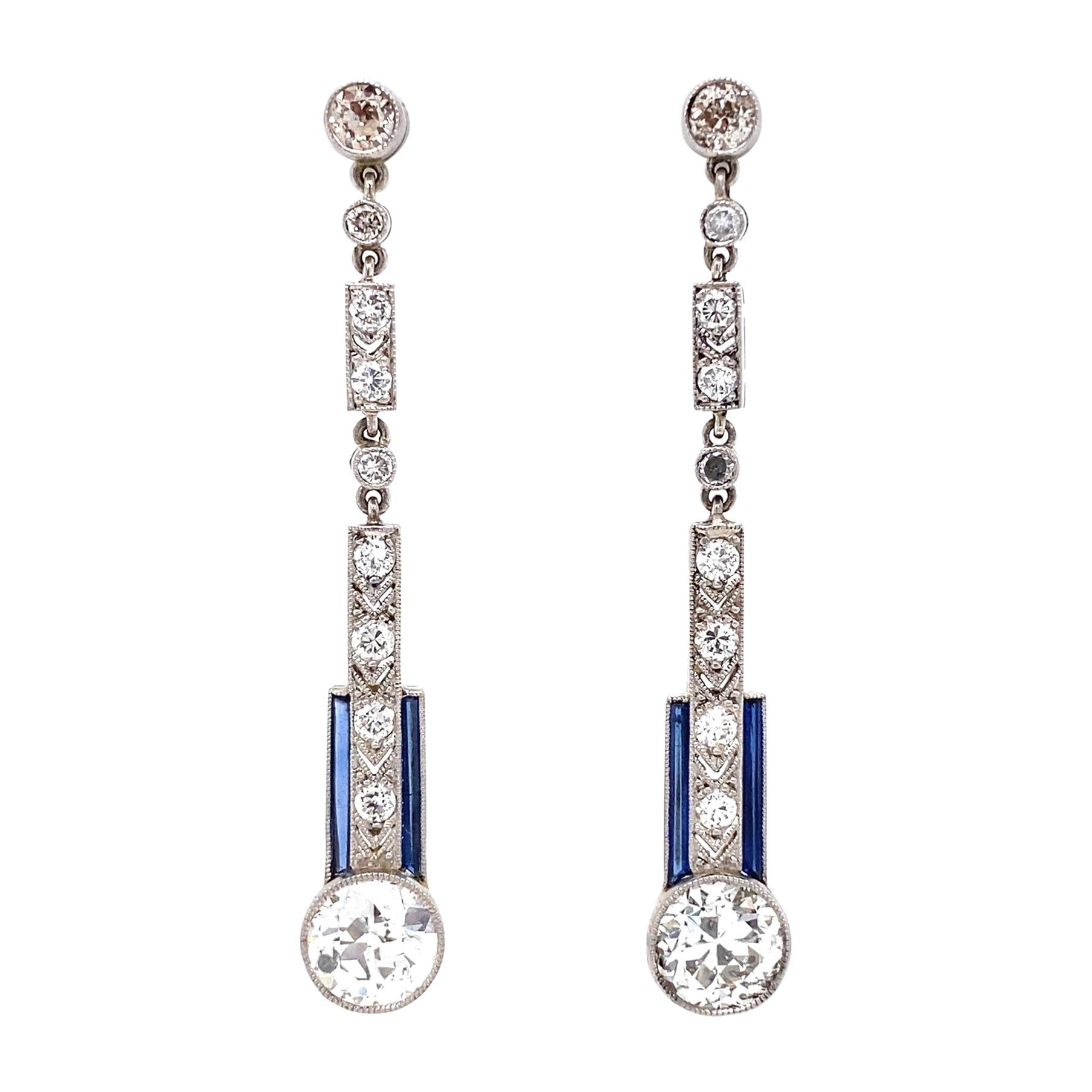 Extra Fine Diamond "Disco Ball" Platinum Earrings at 1stDibs diamond