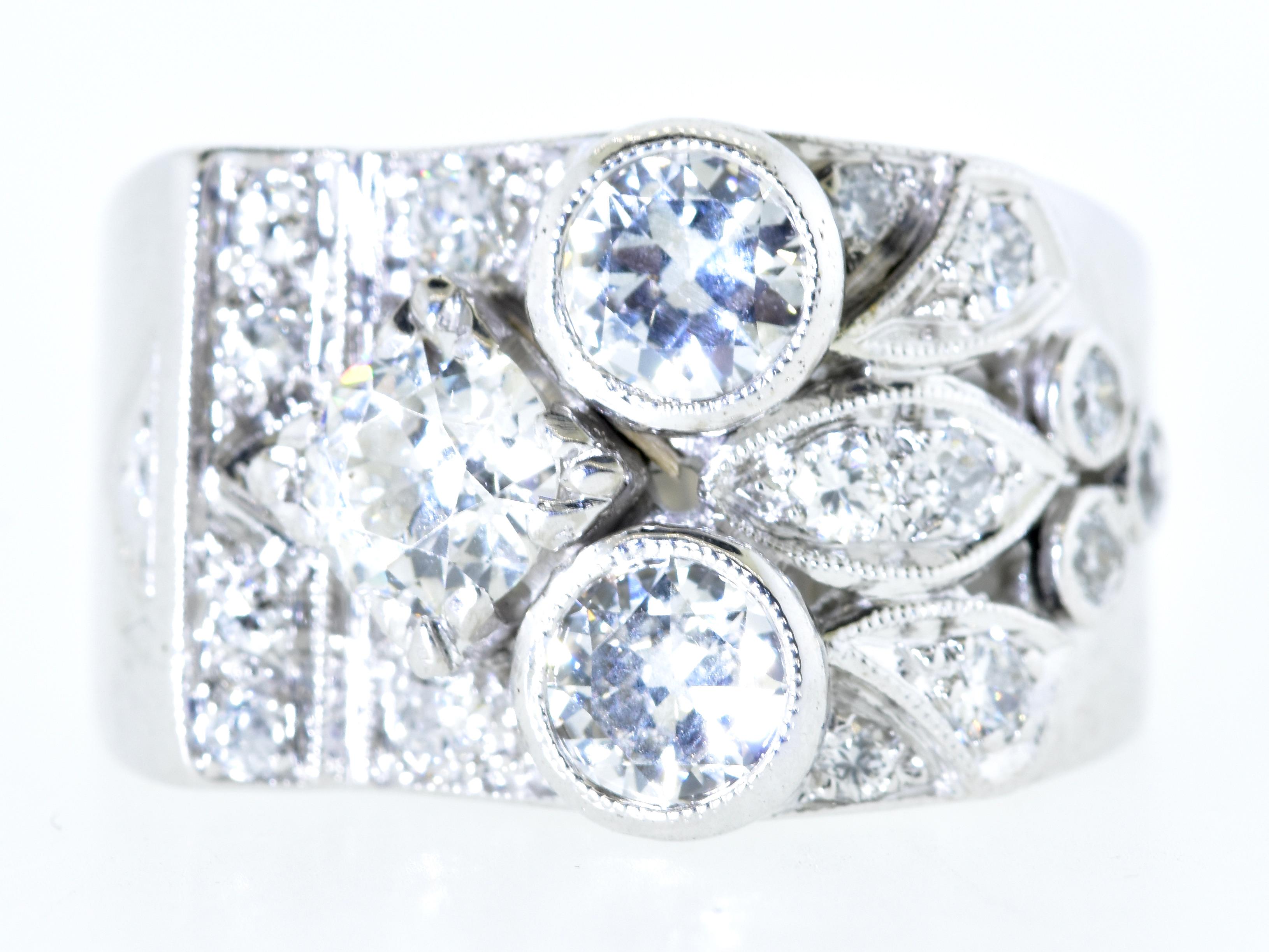 Diamond Art Deco Ring, c. 1935 3