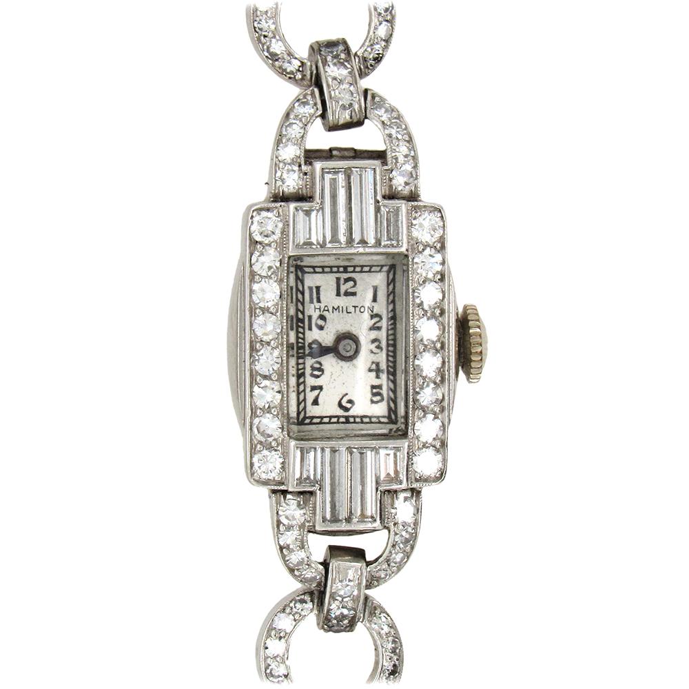 Diamond Art Deco Women's Wristwatch