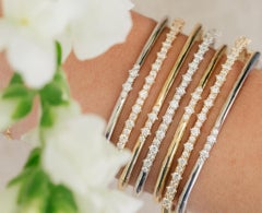Diamant Ava Armreif 14K Weißgold
