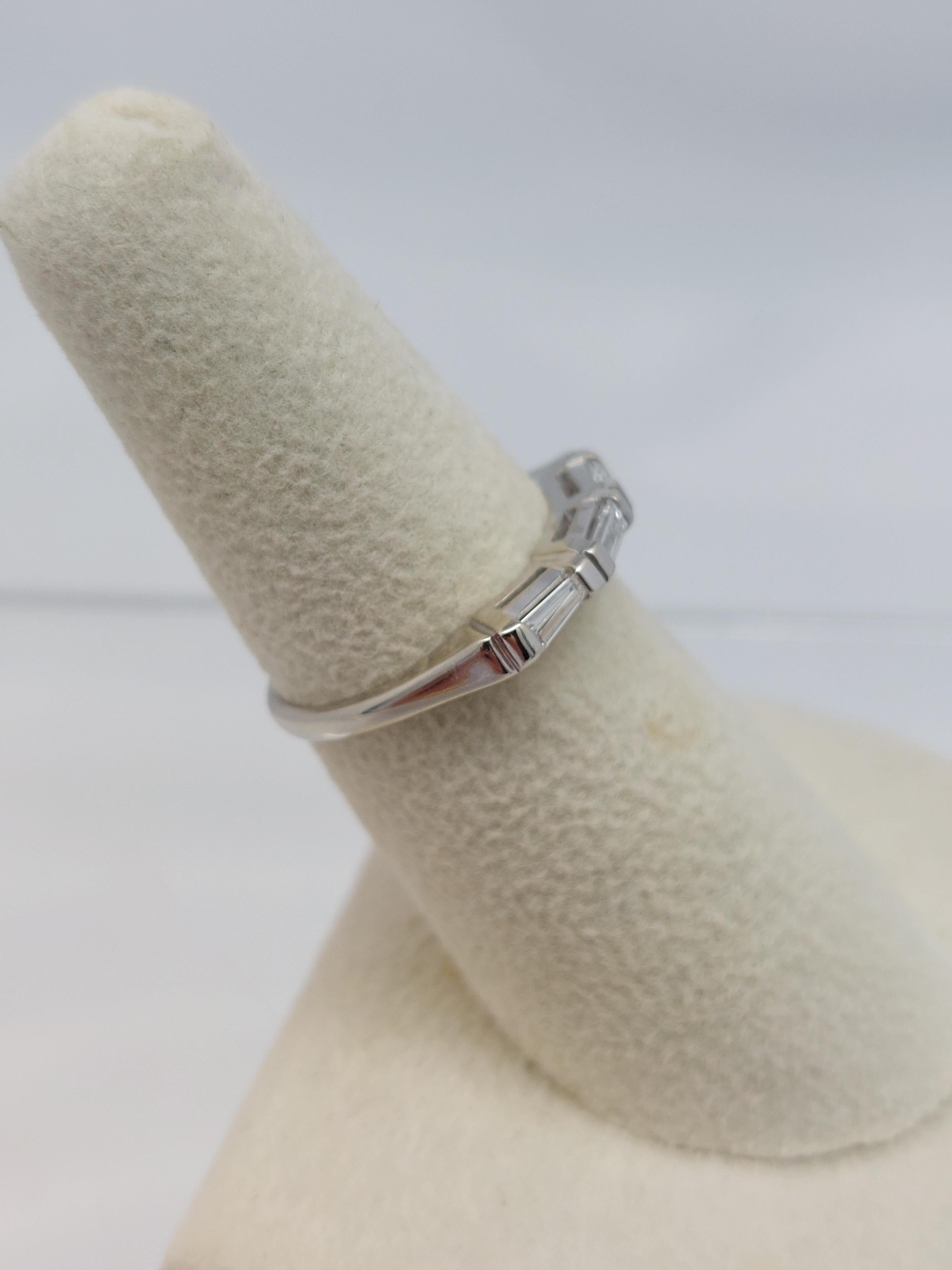 Bandeau baguette en diamant Bon état - En vente à Vero Beach, FL