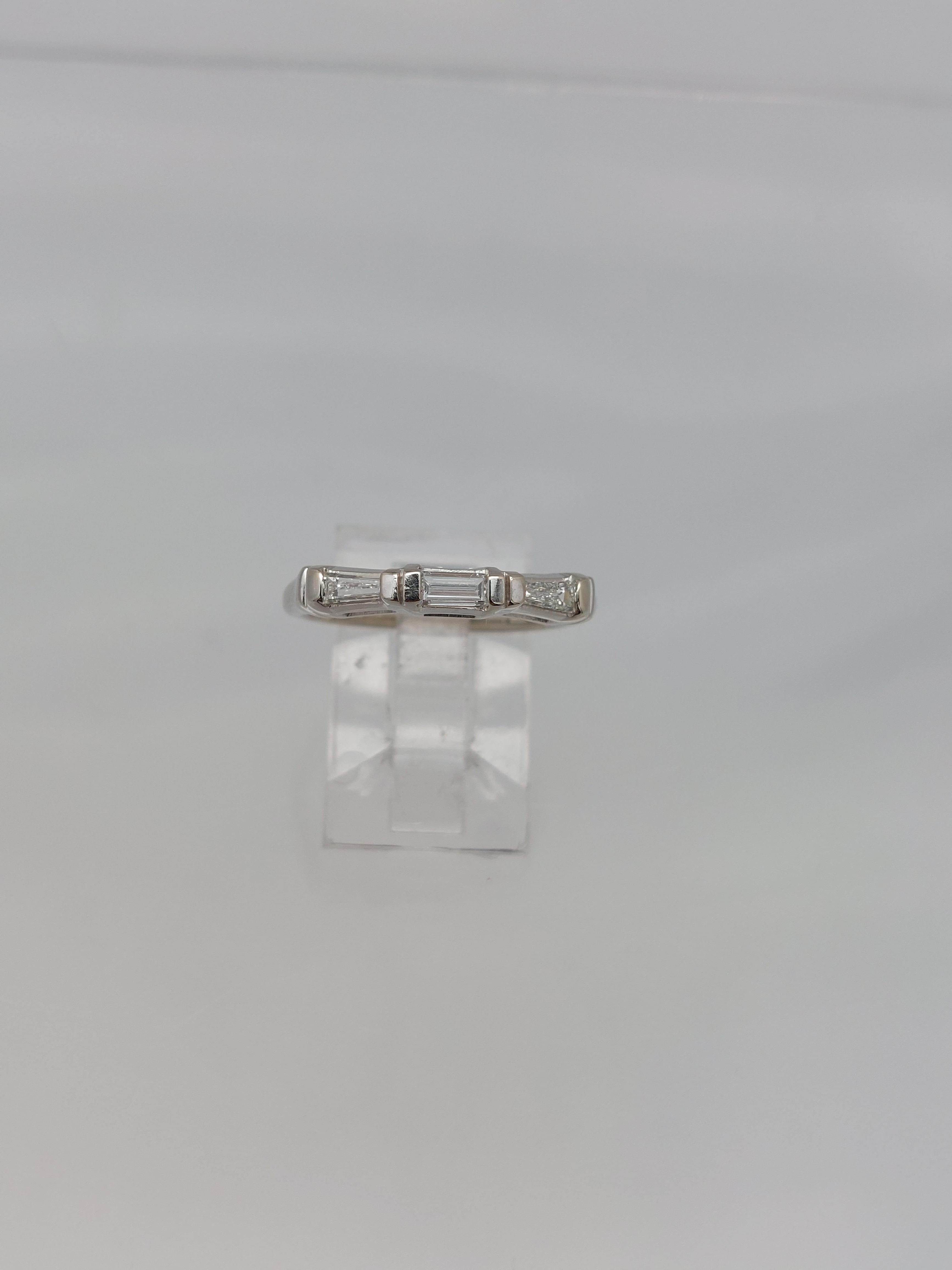 Bandeau baguette en diamant en vente 2