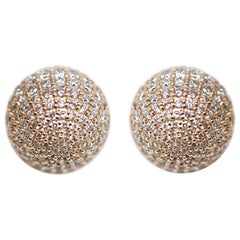 Diamond Ball Earrings