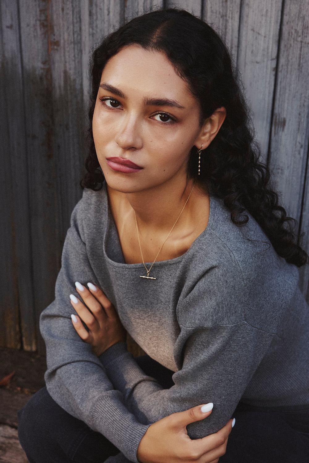 Orecchini a bastoncino di bambù con diamante In condizioni Nuovo in vendita a Woodland Hills, CA