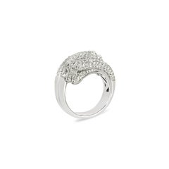 Diamond Bamboo Style Ring 2.44 Carat