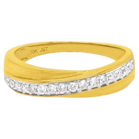 Diamond Band Ring 10k Yellow Gold