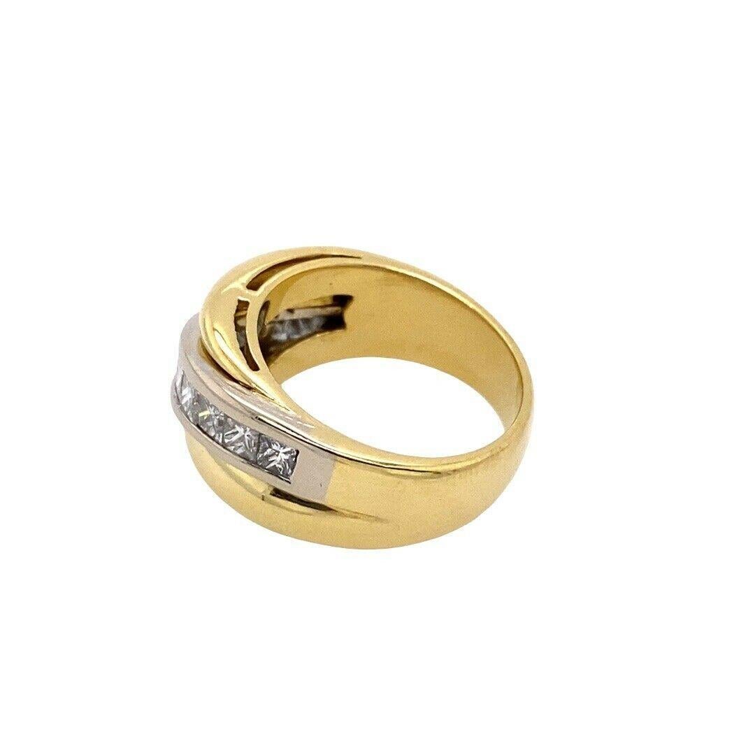 Diamond Band Ring 1.32ct G/VS1 Clarity in 18ct Yellow Gold For Sale 2
