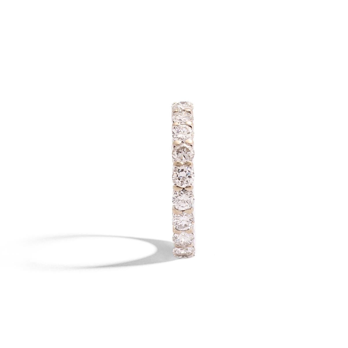 Round Cut Diamond Band Ring For Sale