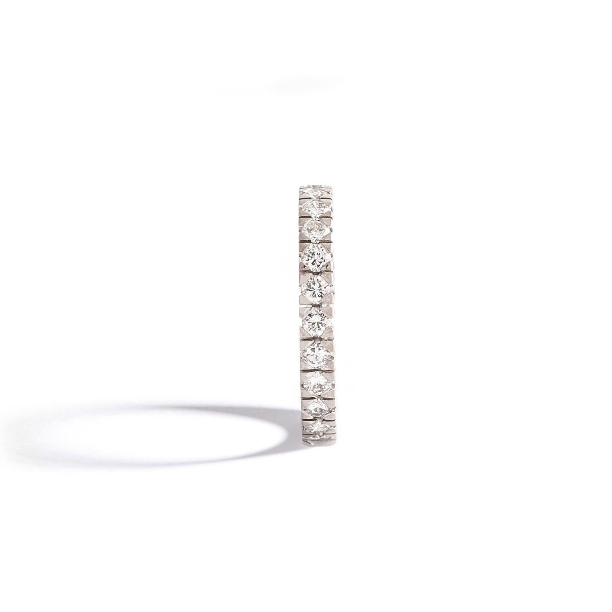 Contemporary Diamond Band Ring For Sale