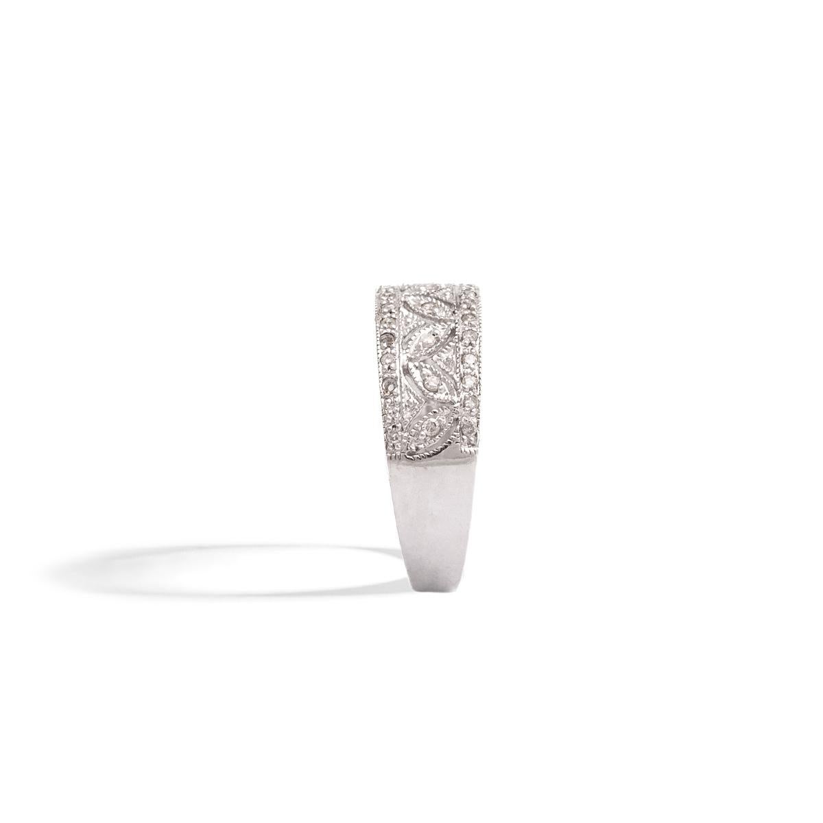 Diamant-Ring mit Diamant (Belle Époque) im Angebot