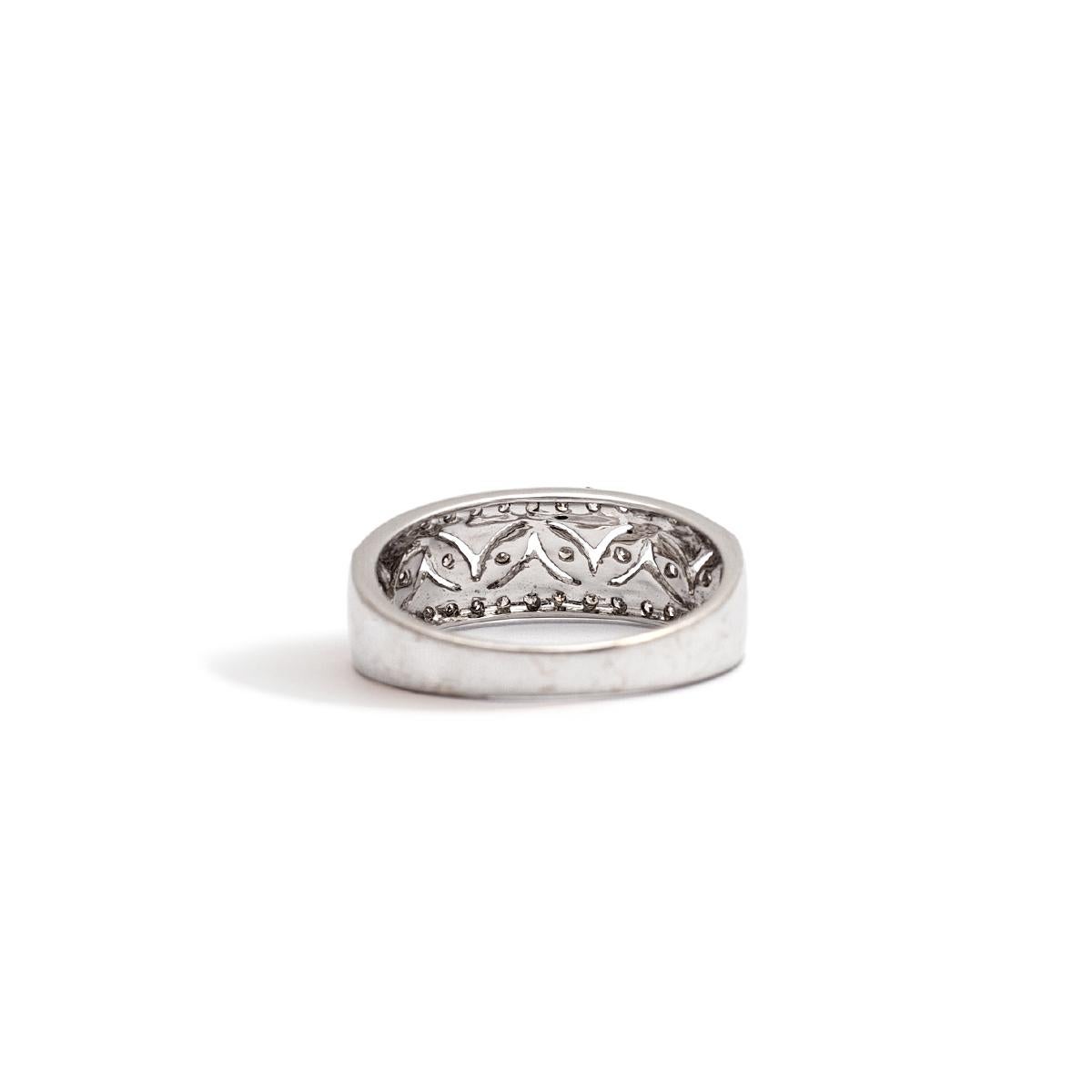 Diamant-Ring mit Diamant (Rundschliff) im Angebot