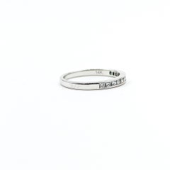 Diamond Band Ring in 14k White Gold