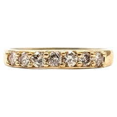 Diamantbandring aus 18k Gelbgold