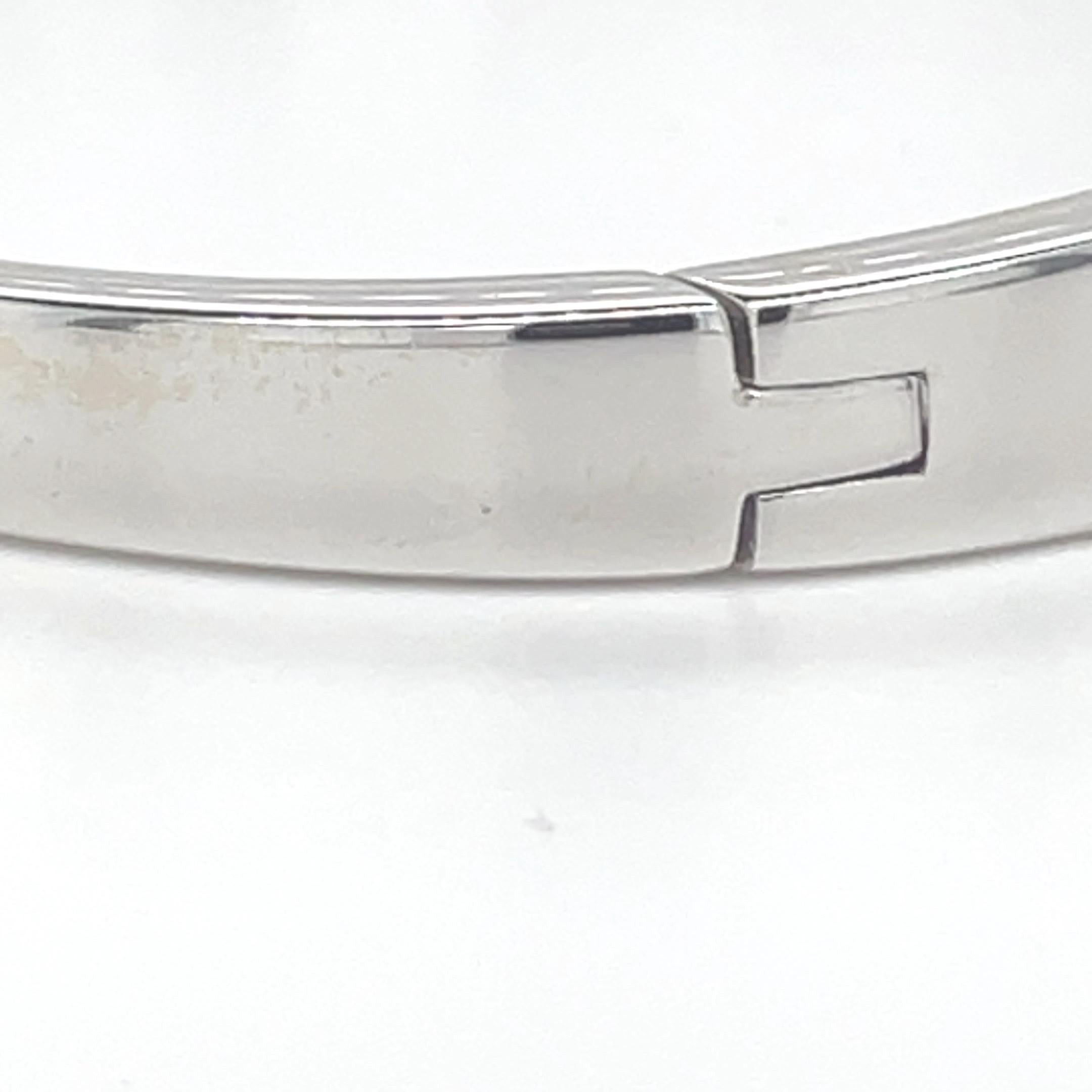 Bangle con diamanti da 4,00 carati in oro bianco massiccio 18k in vendita 7
