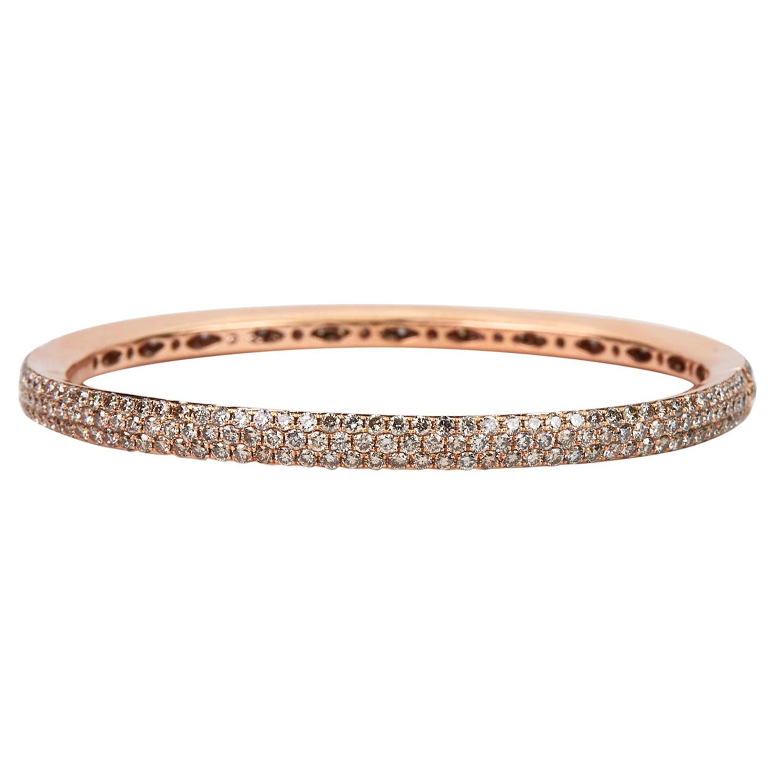 Diamond Bangle Bracelet For Sale