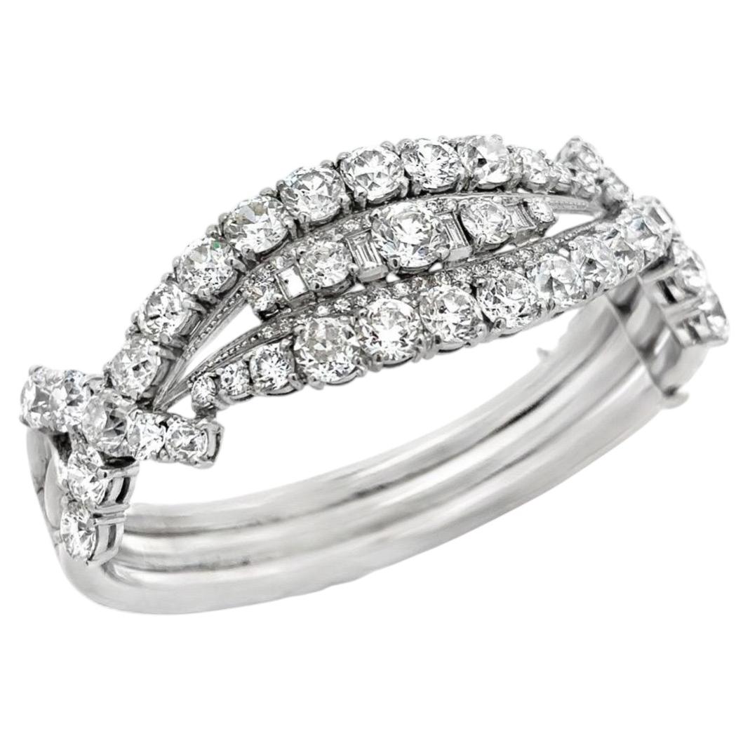 Diamond Bangle Bracelet For Sale