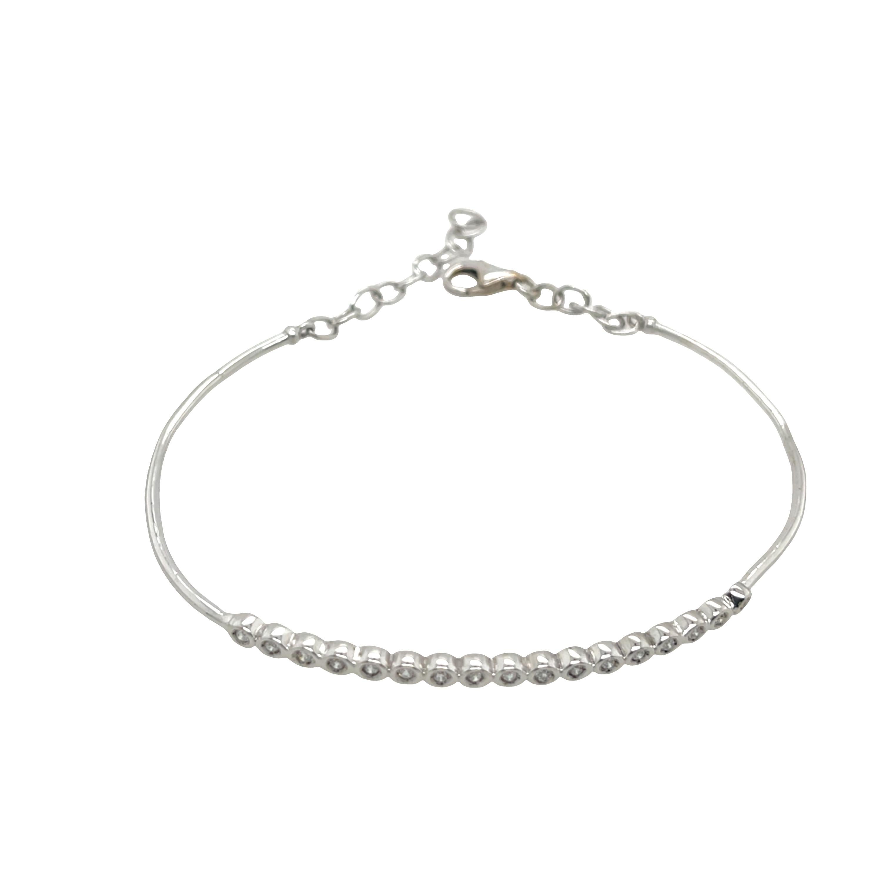 Diamant-Armspange mit 0,20ct natürlichen Diamanten im Angebot