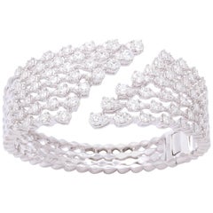Diamond Bangle Cuff Bracelet