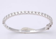 Diamond Bangle for 6 inch wrist