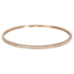 Diamond Bangle in 18k Rose Gold 1.75 Ctw