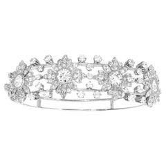 Bracelet à diamants en platine c1910-1950s