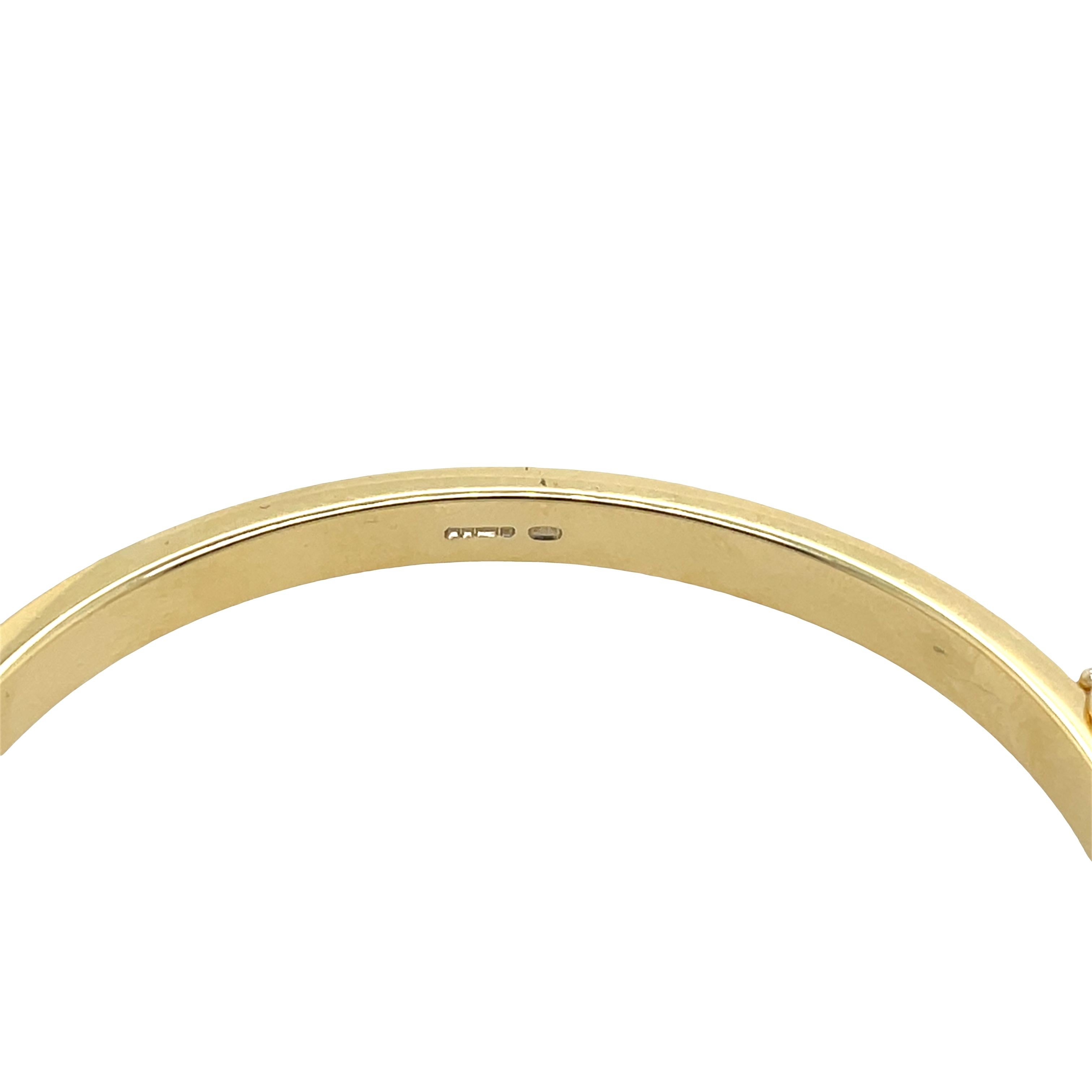 Bracelet en or jaune 18 carats serti de diamants de taille princesse de 8,0 carats naturels 1