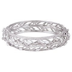Diamond 18k Gold Bangle