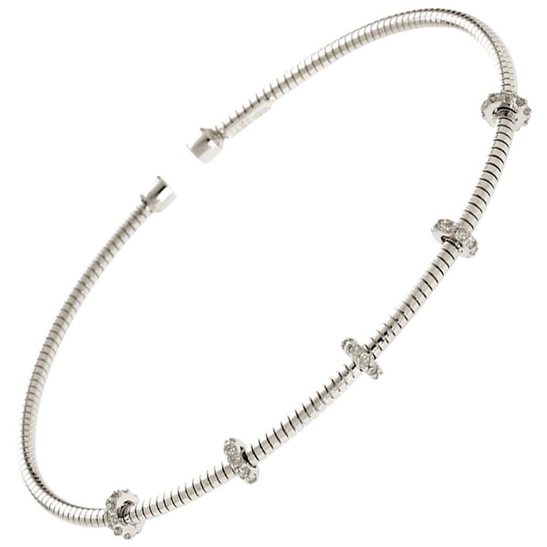 Diamond Bar Bracelet For Sale at 1stDibs