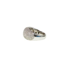 Bague cocktail barre de diamants
