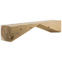 Panchina Diamond in legno massiccio di cedro