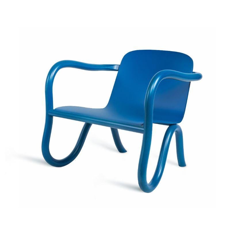 Finnish Kolho Original Lounge Chair in MDJ KUU Black by Made By Choice For Sale