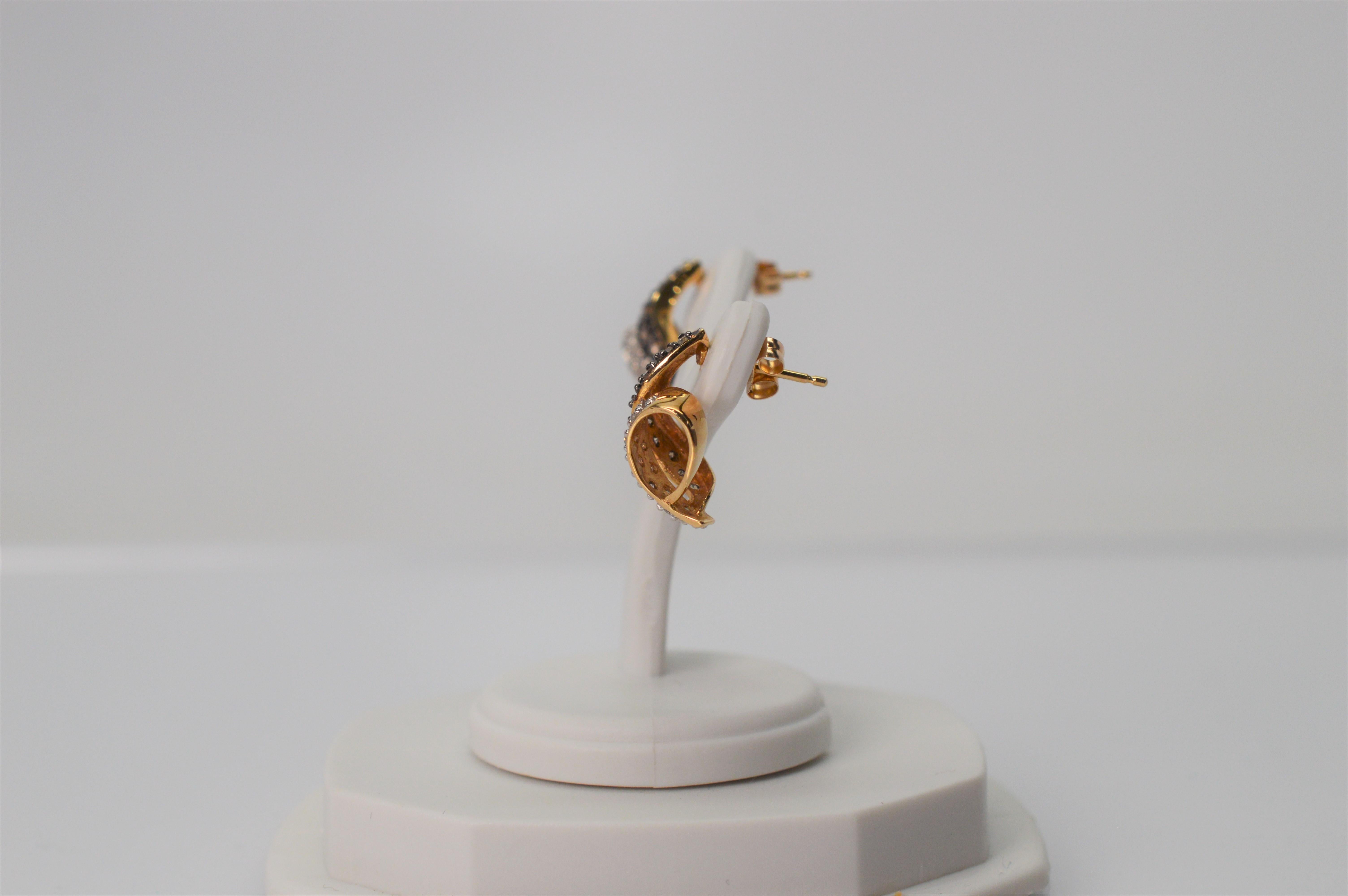 black and gold ribbon