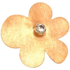 Georg Spreng - Diamond Blossom Ring 18 Karat Rose Gold with Diamond 0.63 Carat