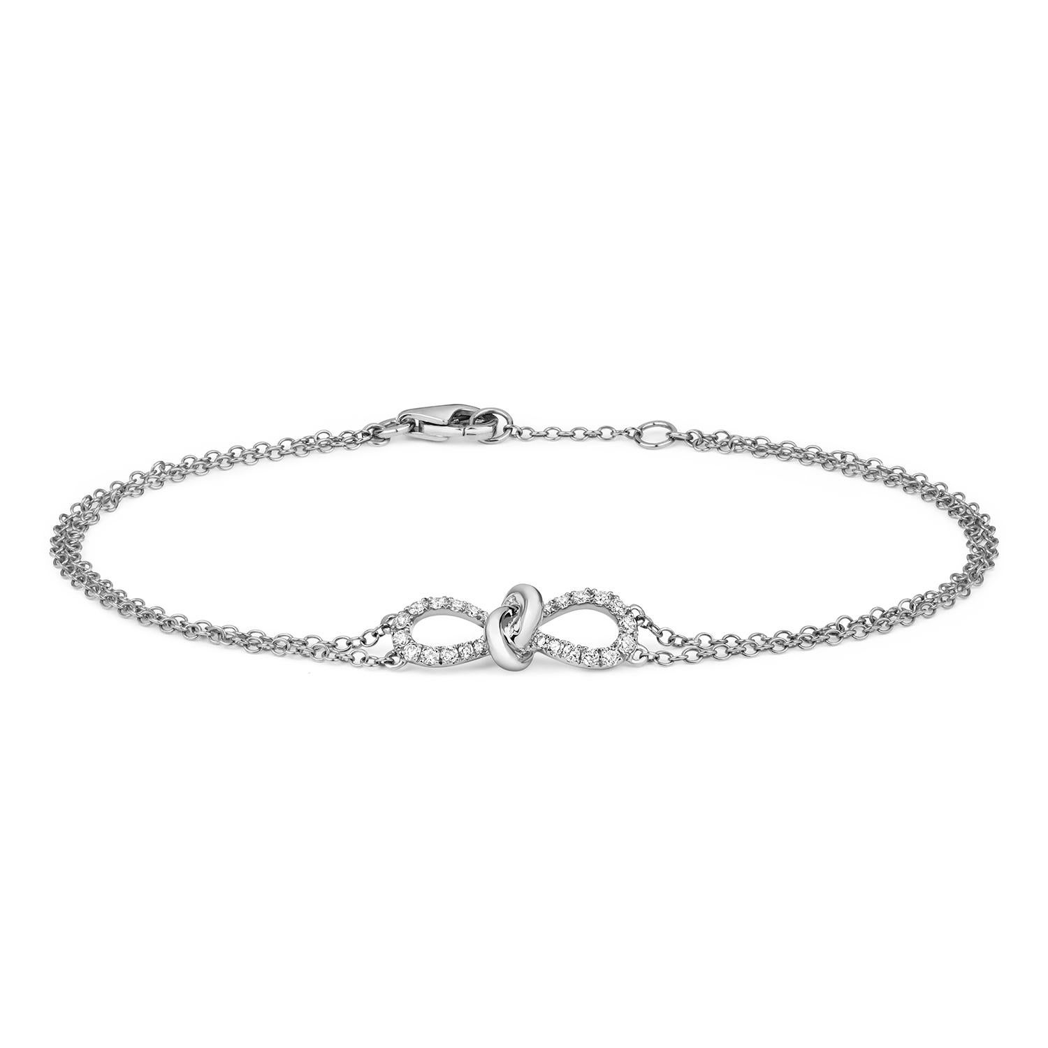 BRACELET EN DIAMANT 6.5/7INCH

18CT W/G G VS 0.19CT

Poids : 2,6 g

Nombre de pierres:24

Total des carates:0.190