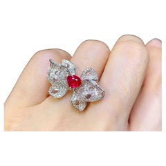 Anelli da cocktail in rubino