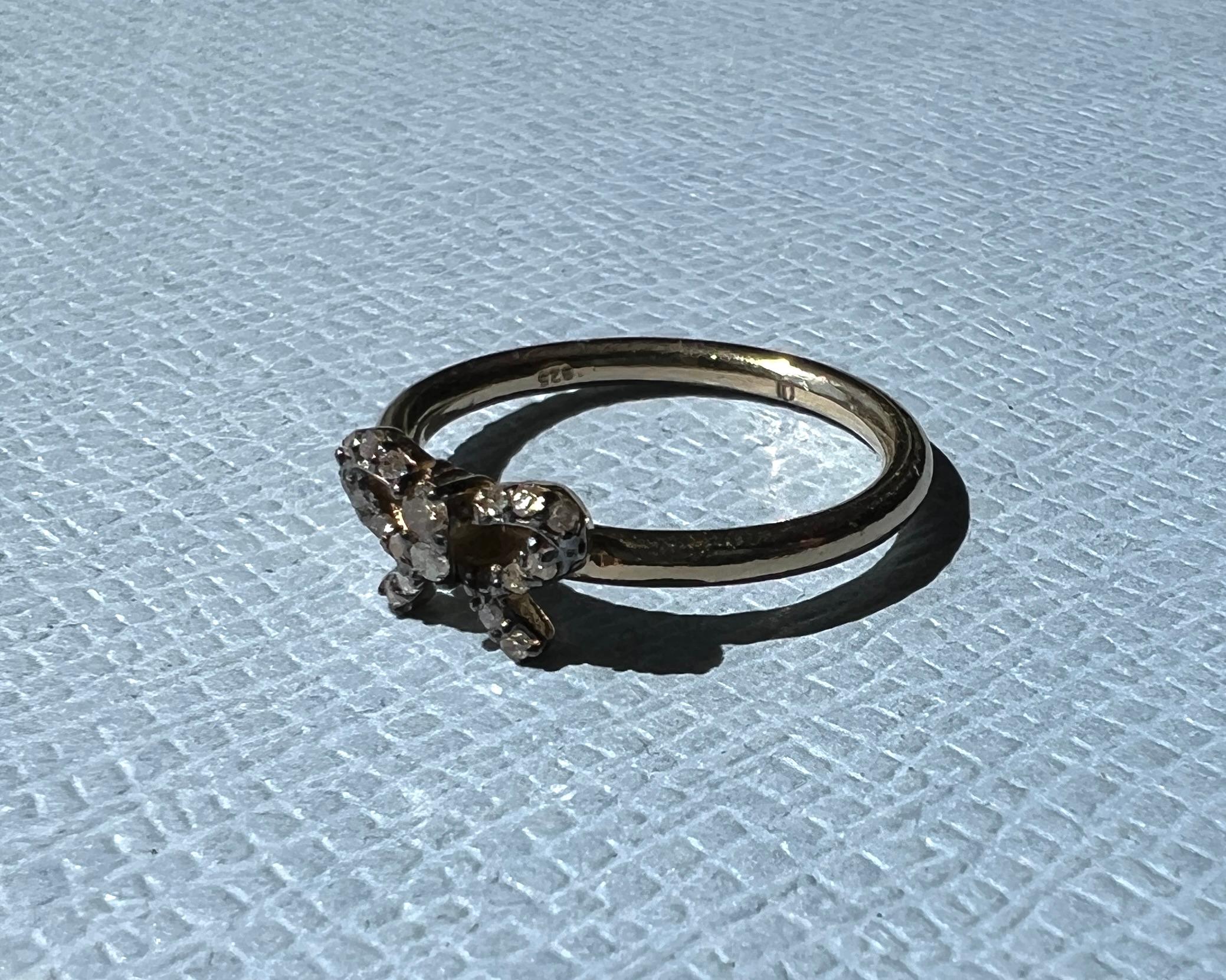 Anneau de diamant de style victorien en vente 4