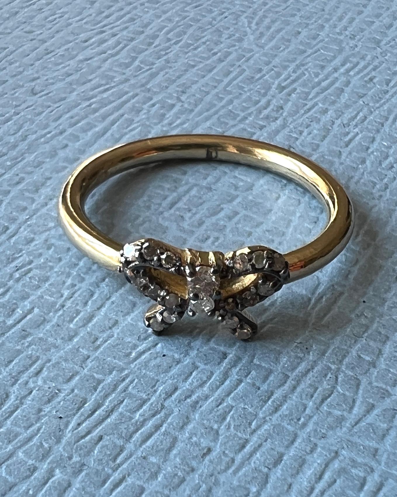Anneau de diamant de style victorien en vente 7